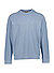 Sweatshirt, Baumwolle, blau meliert - blau