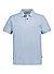 Polo-Shirt, Bio Baumwoll-Piqué, blau - blau