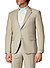 Sakko Aidan, Slim Fit, Mikrofaser-Stretch, beige meliert - beige