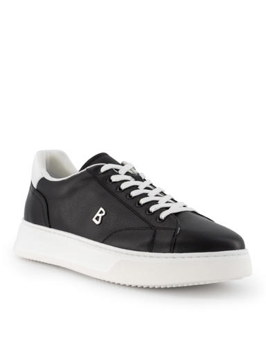 Sneaker Milan 8, Leder, schwarz