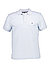 Polo-Shirt, Baumwolle-Leinen, hellblau - hellblau