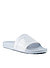 Pantoletten mit Logo Riemen - himmelblau