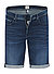 Jeansshorts Chris, Regular Fit, Baumwolle T400®, dunkelblau - dunkelblau
