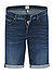 Jeansshorts Chris, Regular Fit, Baumwolle T400®, dunkelblau - dunkelblau