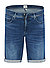 Jeansshorts Chris, Regular Fit, Baumwolle T400®, jeansblau - jeansblau