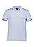 Polo-Shirt, Slim Fit, Bio Baumwoll-Piquè, hellblau - hellblau