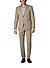 Anzug Huge, Slim Fit, Schurwoll-Stretch, sand meliert - sand