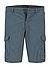 Cargoshorts, Baumwolle, blaugrau - blaugrau