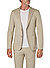 Sakko Acon, Slim Fit, Baumwoll-Stretch halbgefüttert, beige - beige