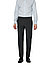 Hose Melwin, Slim Fit, Mikrofaser-Stretch, dunkelgrau meliert - anthrazit