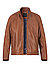 Lederjacke, Lammleder, cognac - cognac