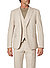 Sakko Aidan, Slim Fit, Mikrofaser-Stretch, hellbeige kariert - hellbeige