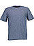 T-Shirt, Regular Fit, Bio Baumwolle, blaugrau gestreift - blaugrau
