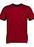 T-Shirt, Baumwolle, bordeaux - bordeaux-navy