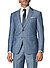 Sakko Herby Slim Fit, Wolle, blau meliert - blau