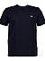 T-Shirt, Baumwolle, navy - navy-gold