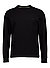 Sweatshirt, Baumwolle, black - black