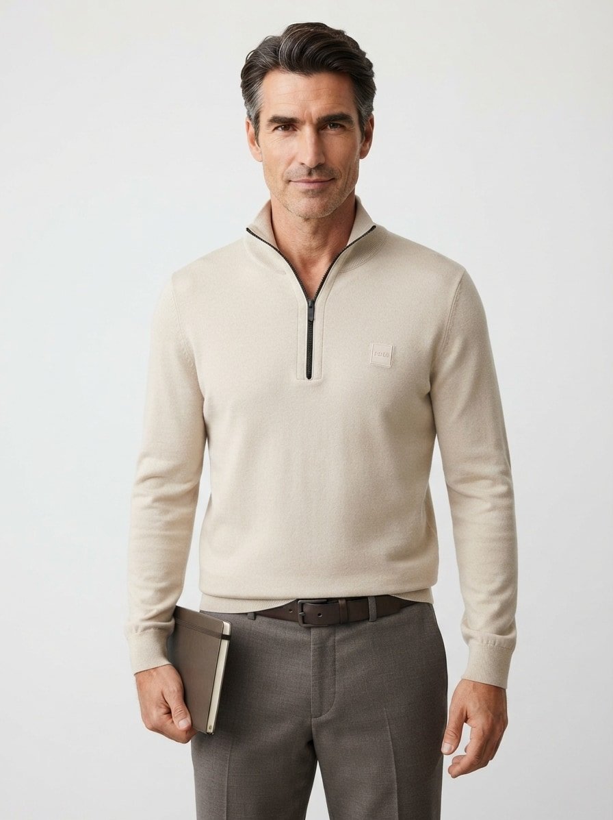 Troyer Kanobix, Bio Baumwolle-Kaschmir, beige