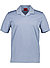 Polo-Shirt Dimerspolo, Slim Fit, Baumwoll-Jersey, hellblau - hellblau