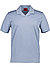 Polo-Shirt Dimerspolo, Slim Fit, Baumwoll-Jersey, hellblau - hellblau