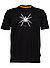 T-Shirt Spiderbat, Baumwolle, schwarz - schwarz