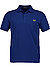 Polo-Shirt, Baumwoll-Piqué, blau - blau-gold