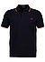 Polo-Shirt, Baumwoll-Piqué, navy - navy-zimt