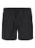 Badeshorts Boas, Mikrofaser, schwarz - schwarz