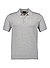 Polo-Shirt Loic, Bio Baumwoll-Strick, silber meliert - silber