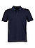 Polo-Shirt Philo, Baumwoll-Jersey mercerisiert, nachtblau - nachtblau