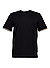 T-Shirt Thompson, Baumwolle, schwarz - schwarz