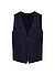 Weste, Slim Fit, Schurwolle, dunkelblau - dunkelblau