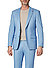 Sakko, Slim Fit, Jersey, hellblau meliert - hellblau