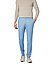 Hose, Slim Fit, Jersey, hellblau meliert - hellblau