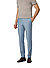 Hose, Slim Fit, Schurwolle, hellblau meliert - hellblau