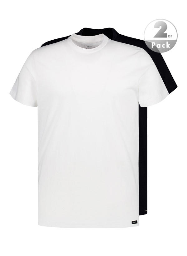 Lee T-Shirt 2er Pack Crew black-white 112117018 Image 0