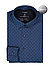 Hemd, Modern Fit, Jersey schnelltrocknend, marine gemustert - marine