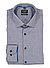 Hemd, Super Slim Fit, Baumwoll-Stretch, Extra langer Arm, marine meliert - nürnbergerblau