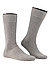 Socken, Baumwoll-Stretch, hellgrau - grau