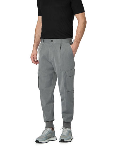 Cargohose, Glavin, Mikrofaser, grau