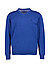 Pullover, Baumwolle, blaumeliert - blau