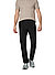 Hose Commuter, Slim Fit, Jersey, wasserabweisend, schwarz - schwarz
