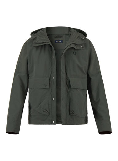 Jacke, Mikrofaser, oliv