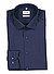 Hemd, Body Fit, Baumwoll-Stretch, Extra langer Arm 69, marine gemustert - marine