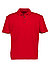 Polo-Shirt Dangula, Baumwoll-Piqué, rot - rot