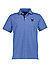 Polo-Shirt, Baumwoll-Piqué, jettyblue - blau