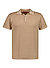 Polo-Shirt, Baumwoll-Strick, sand - sand