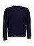 Sweatshirt, Baumwolle, dunkelblau meliert - dunkelblau