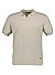 Polo-Shirt, Baumwoll-Strick, ecru meliert - ecru