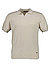 Polo-Shirt, Baumwoll-Strick, ecru meliert - ecru